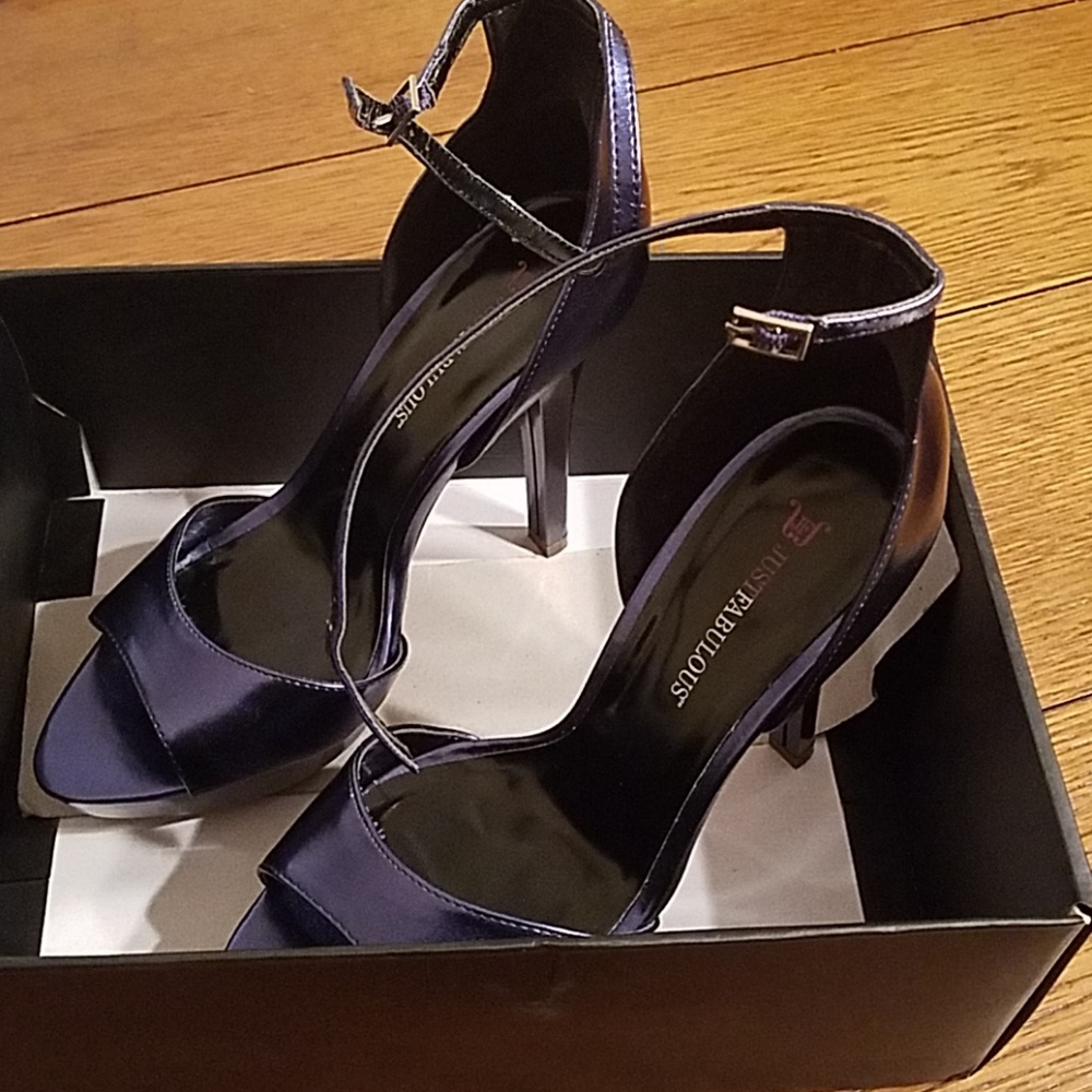 Navy Blue Heels
